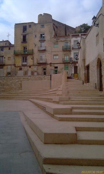 Tortosa - Stufen zur Kathedrale